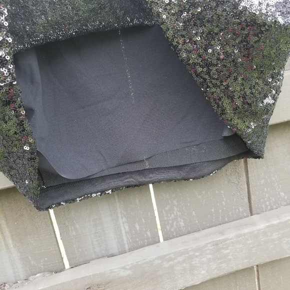 Victoria Sport Sequin Cropped Blouse/Top Size - Picture 7 of 11